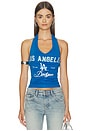 view 1 of 5 LA Dodgers Ruched Halter Top in LA Dodgers
