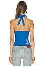 view 4 of 5 LA Dodgers Ruched Halter Top in LA Dodgers
