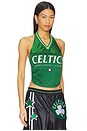 view 2 of 6 Boston Celtics Jersey Halter Top in Green