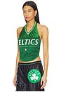 view 3 of 6 Boston Celtics Jersey Halter Top in Green