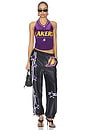 view 4 of 4 LA Lakers Jersey Halter Top in LA Lakers