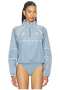 view 2 of 5 BODY AVEC COL COLLARED BODYSUIT in Blue