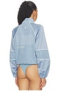 view 4 of 5 BODY AVEC COL COLLARED BODYSUIT in Blue
