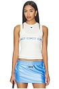 view 1 of 5 Layered Tank Top in White