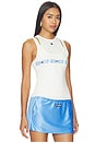 view 2 of 5 Layered Tank Top in White