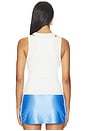 view 3 of 5 Layered Tank Top in White