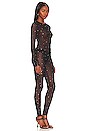 view 2 of 4 Gem Jumpsuit in Black & Multicolor Gems