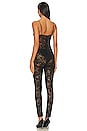 view 3 of 4 O-lover Lace Balconette Jumpsuit in Black