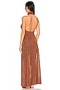 view 3 of 5 Lumiere Turtleneck Dress in Brown