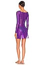 view 3 of 3 Lame Mini Dress in Purple