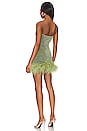 view 3 of 4 Lumiere Plumage Mini Dress in Green