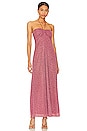 view 1 of 4 Lumiere Empire Dress in Raspberry