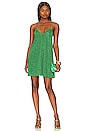 view 2 of 5 Lumiere O Gem Short Dress in Emerald Green