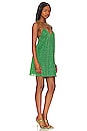 view 3 of 5 Lumiere O Gem Short Dress in Emerald Green