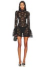 view 1 of 3 O-lover Lace Mini Dress in Black