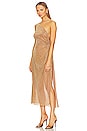 view 3 of 5 Lumiere Knot Dress in Toffee