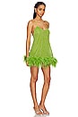view 2 of 4 Lumiere Plumage Mini Dress in Lime