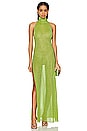 view 1 of 4 Lumiere Turtleneck Dress in Lime