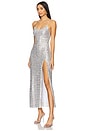 view 2 of 4 Paillettes Long Dress in Silver