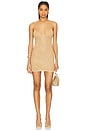 view 1 of 4 ROBE COURTE LUMIERE in Gold