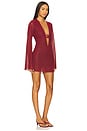 view 2 of 4 Lumiere Shell Kaftan in Burgundy