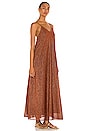 view 3 of 5 VESTIDO MIDI LUMIERE in Brown