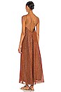 view 4 of 5 VESTIDO MIDI LUMIERE in Brown