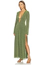 view 2 of 4 Lumiere O Long Kaftan in Green