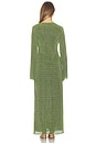 view 3 of 4 Lumiere O Long Kaftan in Green