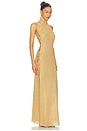 view 3 of 6 Lumiere Ring Turtleneck Dress in Gold