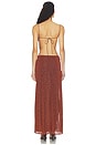 view 4 of 5 VESTIDO LARGO LUMIERE SHELL in Brown
