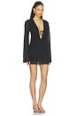 view 2 of 4 Lumiere Spiral Kaftan Dress in Black