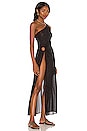 view 2 of 4 Lumiere One Shoulder Ring Dress in Black