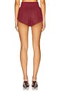 view 4 of 6 Lumiere Shorts in Burgundy