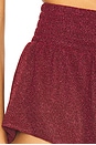 view 6 of 6 Lumiere Shorts in Burgundy