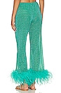 view 3 of 5 Lumiere Plumage Long Pants in Aquamarine