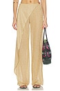 view 1 of 6 Lumiere Beads Pareo Pants in Gold