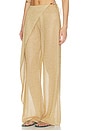 view 3 of 6 Lumiere Beads Pareo Pants in Gold