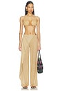 view 5 of 6 Lumiere Beads Pareo Pants in Gold