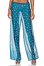 view 1 of 5 Gem Pants in Turquoise & Crystal
