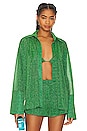 view 1 of 6 Lumiere Shirt in Emerald Green