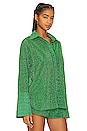 view 3 of 6 Lumiere Shirt in Emerald Green