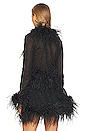 view 3 of 5 CHEMISE LUMIERE PLUMAGE in Black