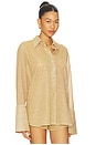 view 3 of 6 Lumiere Sleeves Shirt in Gold