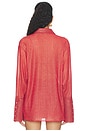 view 3 of 5 Lumiere Sleeves Shirt in Coral