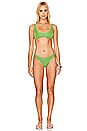 view 1 of 4 Lumiere Sporty Bikini Set in Lime