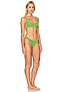view 2 of 4 Lumiere Sporty Bikini Set in Lime
