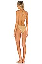 view 3 of 4 Microkini Ring Bikini Set in Gold