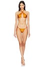 view 1 of 4 Paillettes Crossed Bikini in Orange