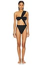 view 1 of 5 Lumiere Bandeau Maillot in Black